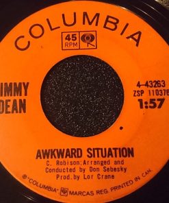 Alternative view of Jimmy Dean - The First Thing Ev'ry Morning (And The Last Thing Ev'ry Night) / Awkward Situation (7", Single) (Good Plus (G+))