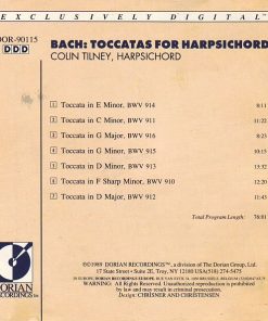Alternative view of Johann Sebastian Bach - Colin Tilney - The Seven Toccatas (CD, Album) (Near Mint (NM or M-))