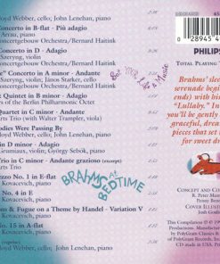 Alternative view of Johannes Brahms - Brahms At Bedtime: A Sleepytime Serenade (CD, Comp, RE) (Near Mint (NM or M-))