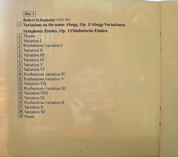 Yevgeny Kissin - Robert Schumann, Sergei Prokofiev, Franz Liszt, Frédéric Chopin - Carnegie Hall Debut Concert (2xCD) (Near Mint (NM or M-)) - Image 4