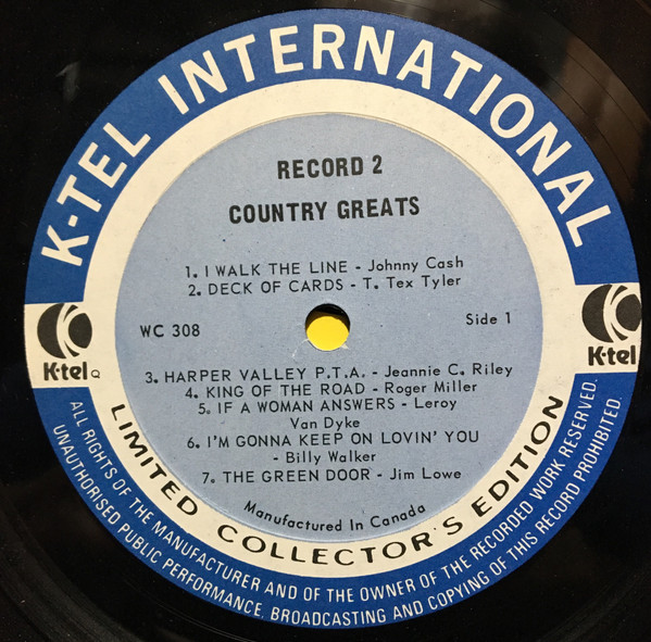 Various - The Best Of Country Music Volume 2 (LP, Comp) (Mint (M)) - Image 3