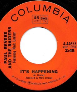 Alternative view of Paul Revere & The Raiders Featuring Mark Lindsay - Cinderella Sunshine / It's Happening (7", Single) (Near Mint (NM or M-))