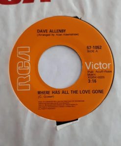 Dave Allenby - Where Has All The Love Gone (7", Single) (Very Good Plus (VG+))