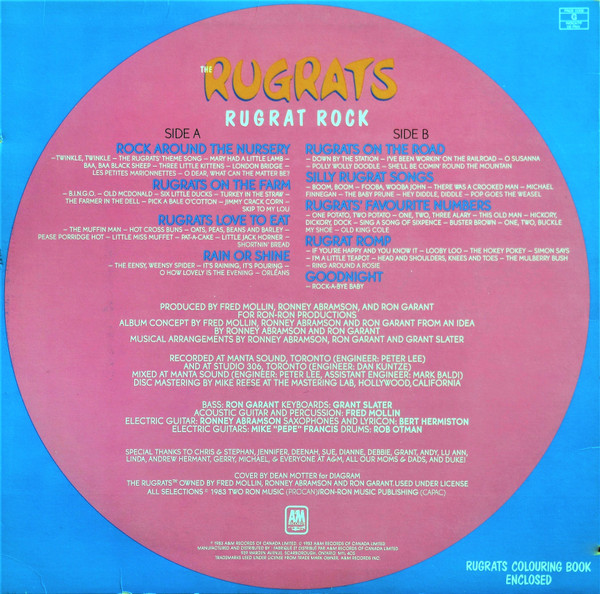 The Rugrats - Rugrat Rock (LP, Album) (Mint (M)) - Image 2