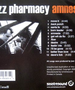 Alternative view of Jazz Pharmacy - Amnesia (CD, Album) (Near Mint (NM or M-))