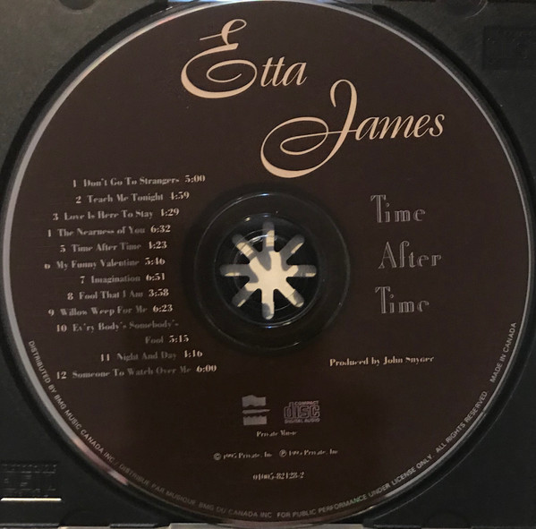 Etta James - Time After Time (CD, Album) (Mint (M)) - Image 3