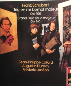 Franz Schubert, Jean-Philippe Collard, Augustin Dumay, Frédéric Lodéon - Trio En Mi Bemol Majeur Op.100, Grand Duo En La Majeur, Op.162 (CD, Album, RE) (Near Mint (NM or M-))