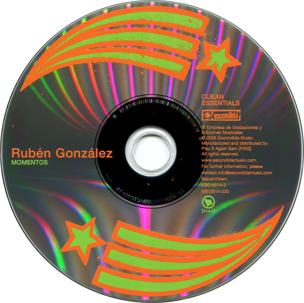 Rubén González - Momentos (CD, Comp) (Mint (M)) - Image 3