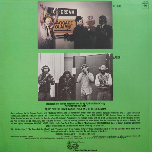 The Firesign Theatre - Don't Crush That Dwarf, Hand Me The Pliers (LP, Album) (Mint (M)) - Image 2