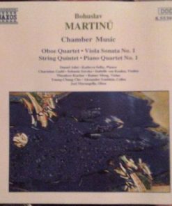 Bohuslav Martinů - Daniel Adni • Kathryn Selby, Charmian Gadd • Solomia Soroka • Isabelle van Keulen, Theodore Kuchar • Rainer Moog, Young-Chang Cho • Alexander Ivashkin, Joel Marangella - Chamber Music (Oboe Quartet • Viola Sonata No. 1 • String Quintet • Piano Quartet No. 1) (CD) (Near Mint (NM or M-))
