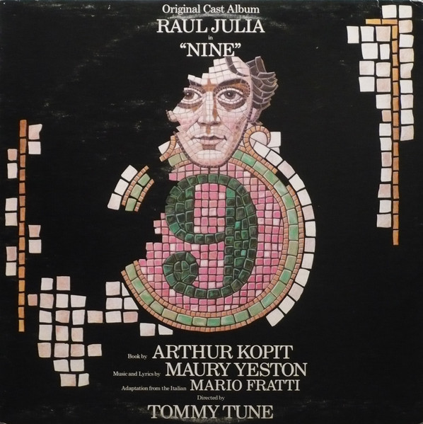 Maury Yeston, Raul Julia - Nine - Original Broadway Cast Recording (LP, Album) (Mint (M))