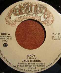 Jack Hennig - Mindy (7", Single) (Very Good Plus (VG+))