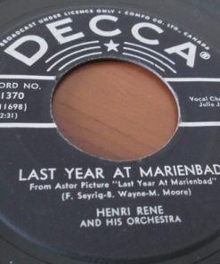 Henri René And His Orchestra - Last Year At Marienbad  (7", Single) (Very Good Plus (VG+))