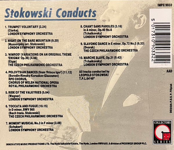 Leopold Stokowski - Stokowski Conducts (CD, Comp) (Near Mint (NM or M-)) - Image 2