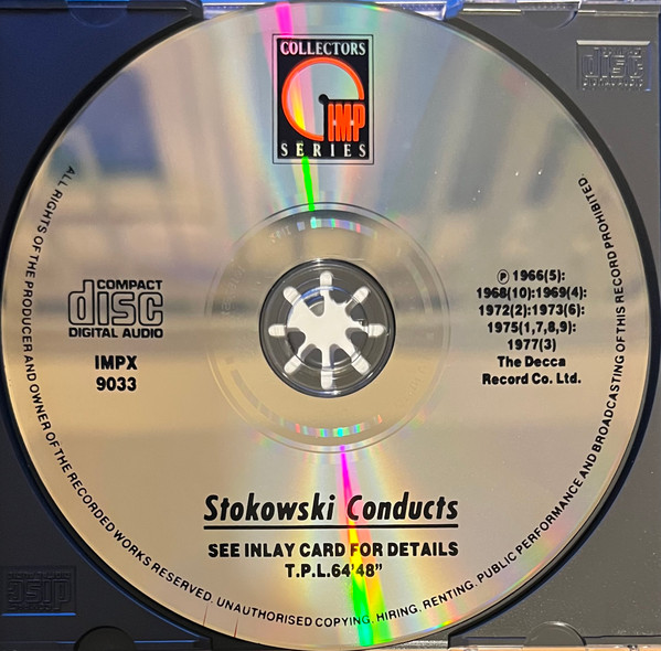 Leopold Stokowski - Stokowski Conducts (CD, Comp) (Near Mint (NM or M-)) - Image 3