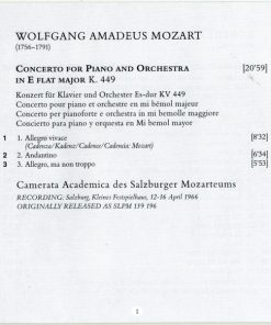 Alternative view of Géza Anda - Mozart Piano Concerto No.14 / Schumann Davidsbündlertänze / Liszt Waldesrauschen (CD, Comp, RM) (Near Mint (NM or M-))