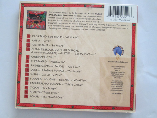 Various - Desert Roses 2 (CD, Comp) (Mint (M)) - Image 2