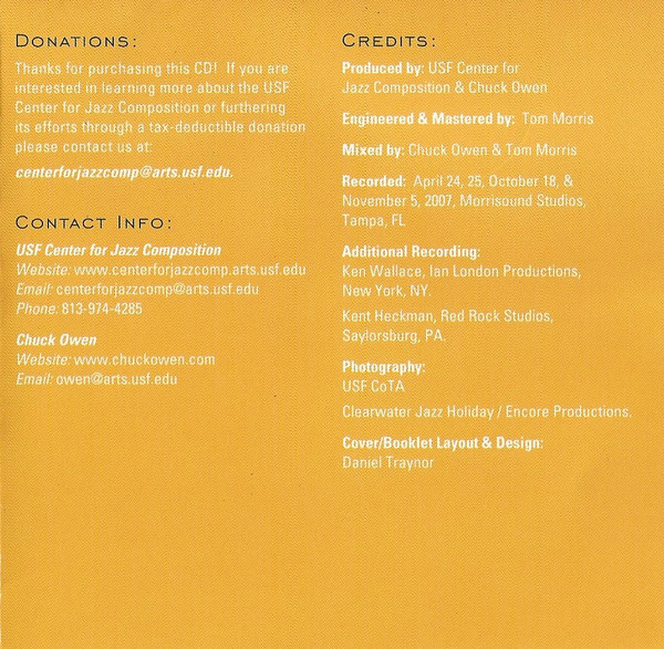 Chuck Owen & The Jazz Surge - The Comet's Tail (CD, Album) (Near Mint (NM or M-)) - Image 4