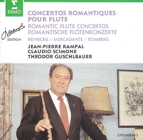 Jean-Pierre Rampal - Romantic Flute Concertos Reinecke . Mercadante . Romberg (CD, Comp, Mono) (Near Mint (NM or M-))