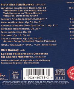 Alternative view of Pyotr Ilyich Tchaikovsky, Ofra Harnoy, London Philharmonic Orchestra - Tchaikovsky: Rococo Variations (CD, Album) (Near Mint (NM or M-))