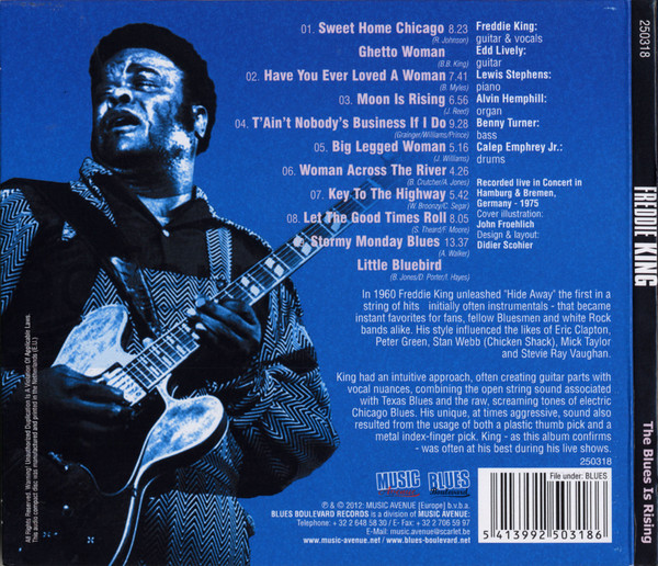Freddie King - The Blues Is Rising (CD, Album) (Mint (M)) - Image 2