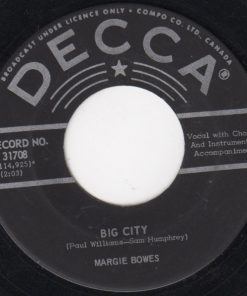 Margie Bowes - Big City (7") (Very Good (VG))