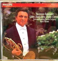 Hermann Baumann - Reinhold Glière, Camille Saint-Saëns, Paul Dukas, Emmanuel Chabrier, Gewandhausorchester Leipzig, Kurt Masur - Works For Horn (CD) (Near Mint (NM or M-))