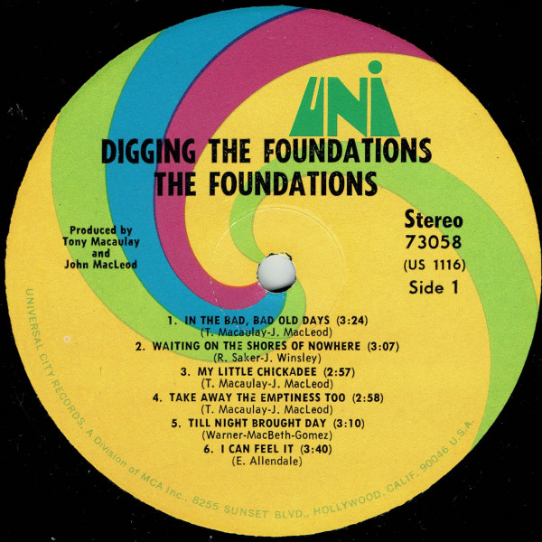 The Foundations - Digging The Foundations (LP, Album) (Mint (M)) - Image 2
