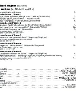 Alternative view of Richard Wagner - Marta Fuchs, Hans Hotter, Lotte Lehmann, Lauritz Melchior, Margarete Klose, Emanuel List, Bruno Walter / Bruno Seidler-Winkler - Die Walküre: 2.Akt / Acte 2 / Act 2 (CD, Comp, RE, RM) (Near Mint (NM or M-))