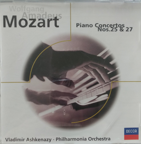 Wolfgang Amadeus Mozart, Vladimir Ashkenazy, Philharmonia Orchestra - Piano Concertos Nos. 25 & 27 (CD, Comp, RE) (Near Mint (NM or M-)) - Image 2