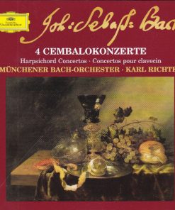 Johann Sebastian Bach, Münchener Bach-Orchester, Karl Richter - 4 Cembalokonzerte = Harpsichord Concertos = Concertos Pour Clavecin (CD, Comp) (Near Mint (NM or M-))