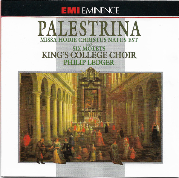 Giovanni Pierluigi da Palestrina, The King's College Choir Of Cambridge, Philip Ledger - Missa Hodie Christus Natus Est And Six Motets (CD, RM) (Near Mint (NM or M-))