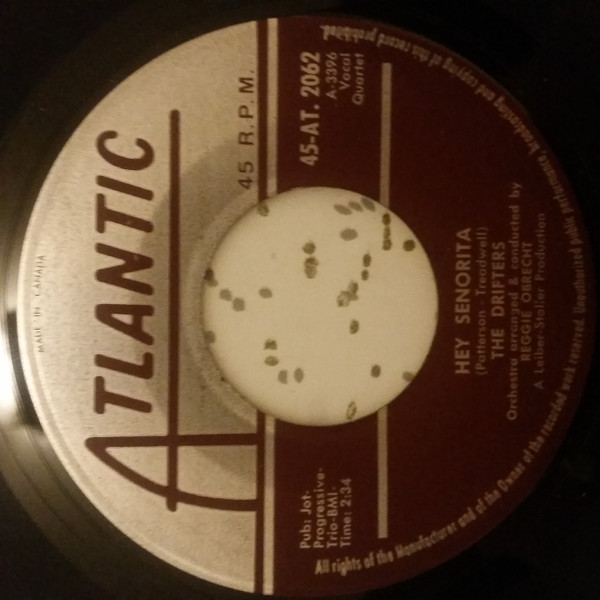 The Drifters - Lonely Winds (7", Single) (Near Mint (NM or M-)) - Image 2