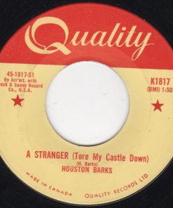 Houston Barks - A Stranger (Tore My Castle Down) (7") (Very Good Plus (VG+))