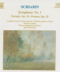 Alexander Scriabine, Людмила Иванова (4), Mikhail Agafonov, Moscow Capella, The Moscow Symphony Orchestra, Igor Golovschin - Symphony No.1~Prelude, Op. 24~Poèmes Op. 32 (CD, Album) (Near Mint (NM or M-))