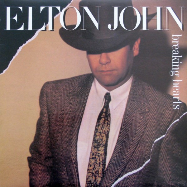 Elton John - Breaking Hearts (LP, Album) (Mint (M))
