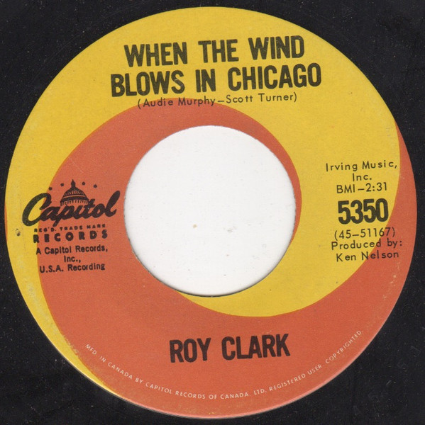 Roy Clark - Live Fast, Love Hard, Die Young (7", Single) (Good Plus (G+)) - Image 2