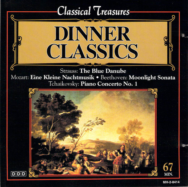 Johann Strauss Jr., Wolfgang Amadeus Mozart, Ludwig van Beethoven, Pyotr Ilyich Tchaikovsky - Dinner Classics (CD, Comp) (Near Mint (NM or M-))