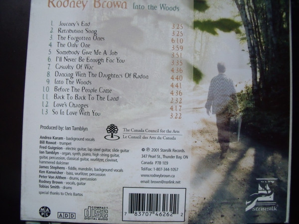 Rodney Brown (5) - Into The Woods (CD, Album) (Near Mint (NM or M-)) - Image 2
