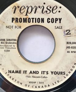 Frank Sinatra - Pocketful Of Miracles / Name It And It's Yours  (7", Promo) (Very Good Plus (VG+))