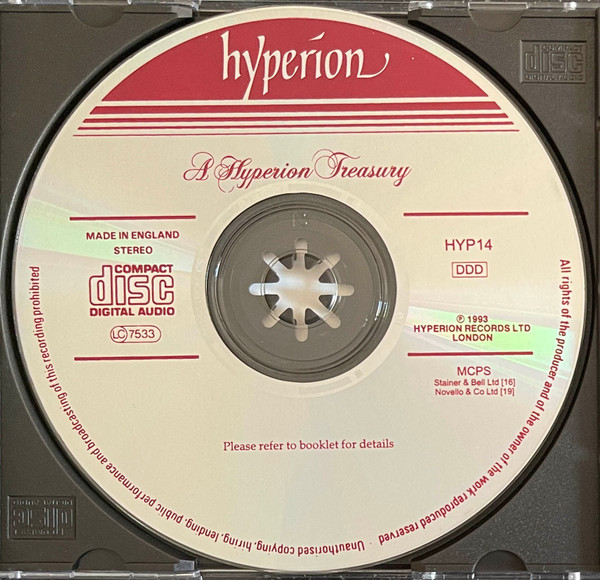 Various - A Hyperion Treasury (CD, Comp) (Near Mint (NM or M-)) - Image 3