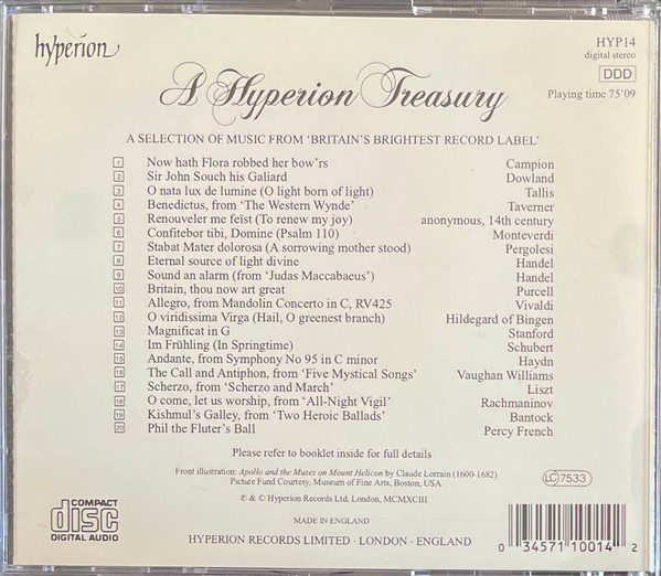 Various - A Hyperion Treasury (CD, Comp) (Near Mint (NM or M-)) - Image 4