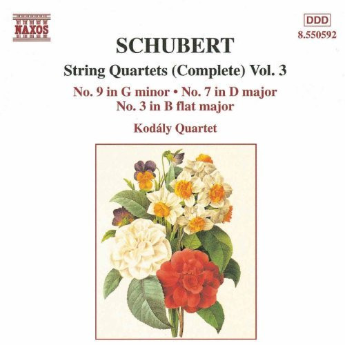 Franz Schubert, Kodály Quartet - String Quartets (Complete) Vol. 3 (No. 9 / No. 7 / No. 3) (CD, Album) (Near Mint (NM or M-))