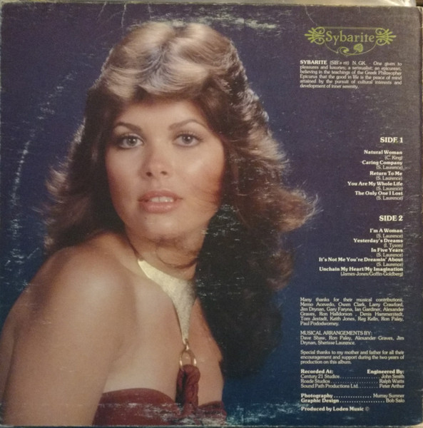 Sherisse Laurence - Sybarite (LP, Album) (Mint (M)) - Image 2