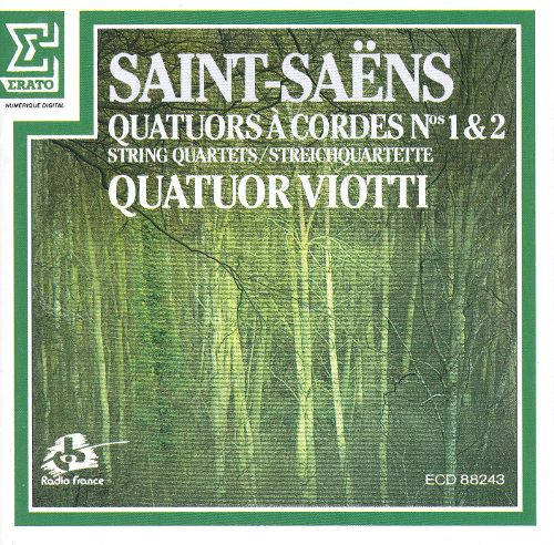 Camille Saint-Saëns, Quatuor Viotti - String Quartets (CD, Album) (Near Mint (NM or M-))