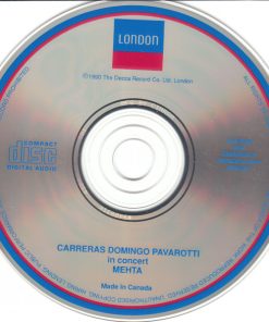 Alternative view of José Carreras, Placido Domingo, Luciano Pavarotti - In Concert (CD, Album, Club) (Near Mint (NM or M-))