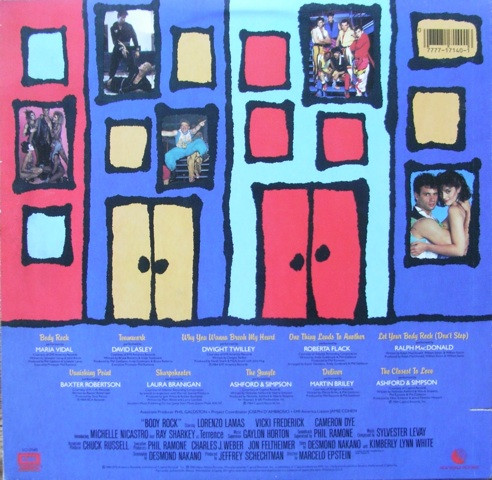 Various - Body Rock (Original Motion Picture Soundtrack) (LP, Album) (Mint (M)) - Image 2