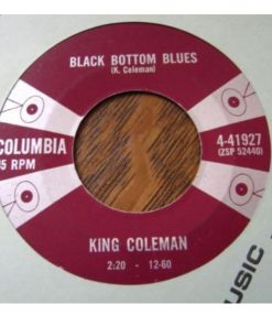 King Coleman - Black Bottom Blues  (7", Single) (Very Good Plus (VG+))