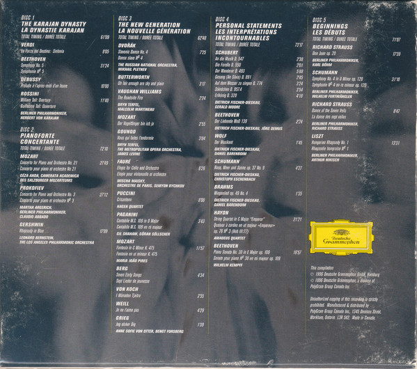 Various - The Deutsche Grammophon Story (5xCD, Comp + Box) (Mint (M)) - Image 2