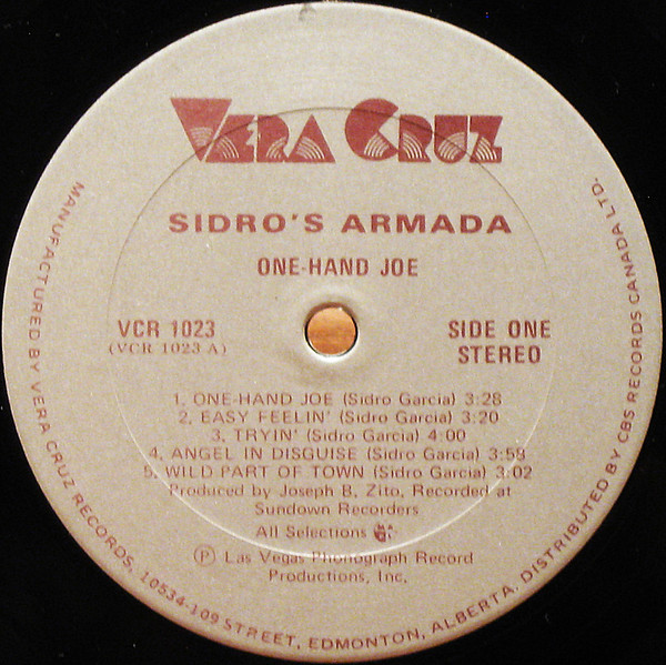Sidro's Armada (2) - One-Hand Joe (LP, Album) (Mint (M)) - Image 3